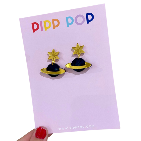 Planet Dangle Earrings PDE