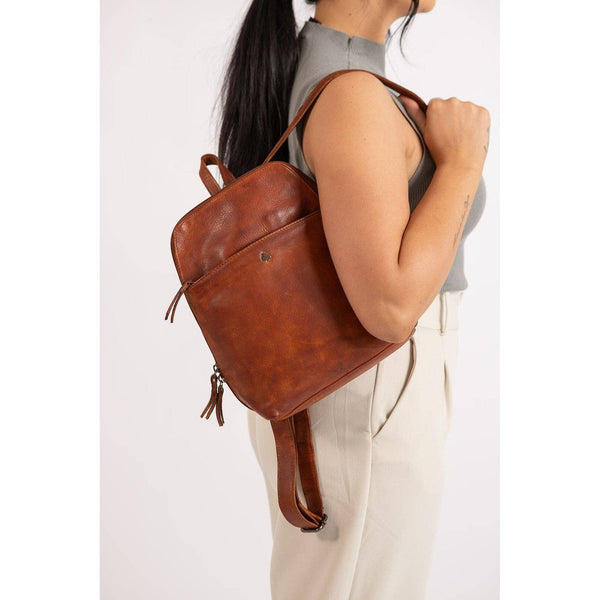 Leather Backpack Perth - Cognac GW6854COG LBP
