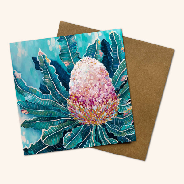 Blooming Banksia Greeting Card BBG 💚