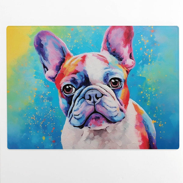 French Bulldog Glass Cutting Board FBD
