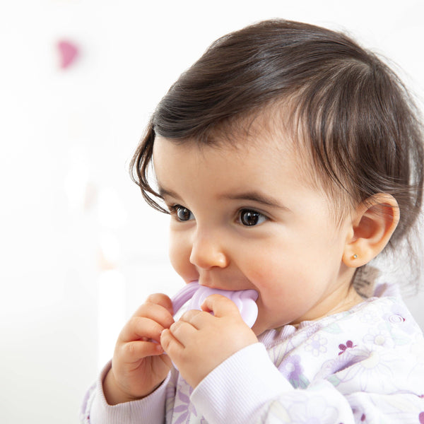 2pk Silicone Teether - Stars & Cloud Pink TSC