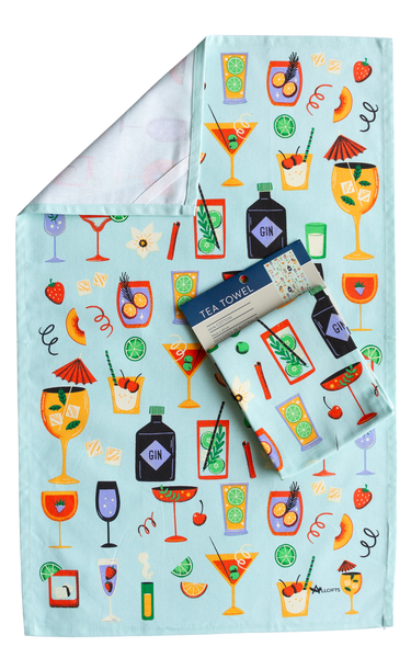 Tea Towel - Cocktails TCT