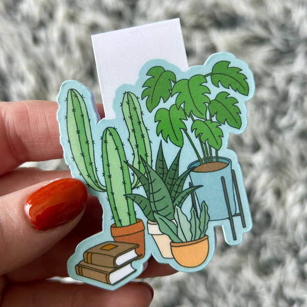 Plants and Books Magnetic Bookmarks PBM