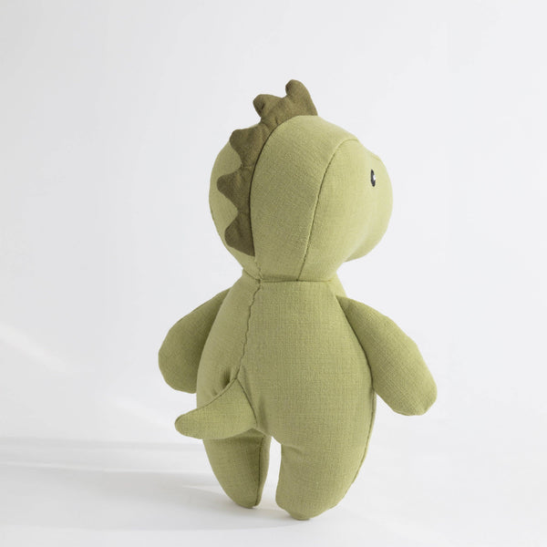 Linen Animal - Dennis the Dinosaur - Small LDD 💚