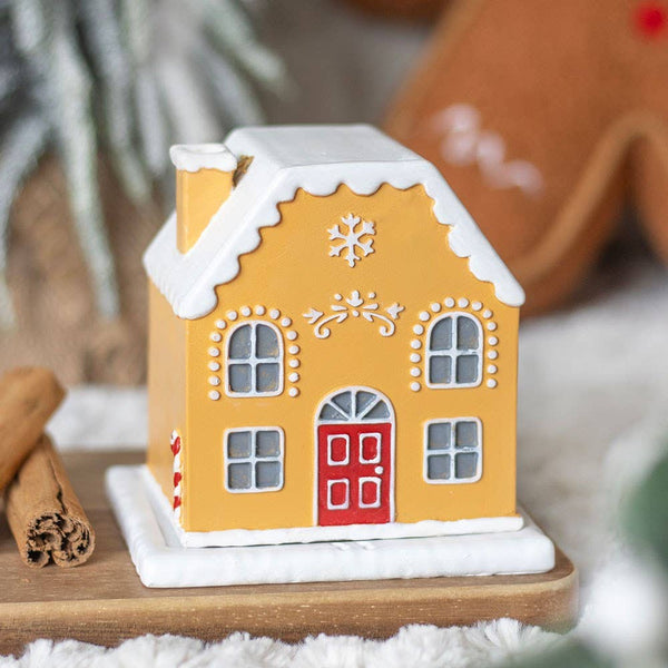 Candy Cane Gingerbread House Incense Cone Holder CHG