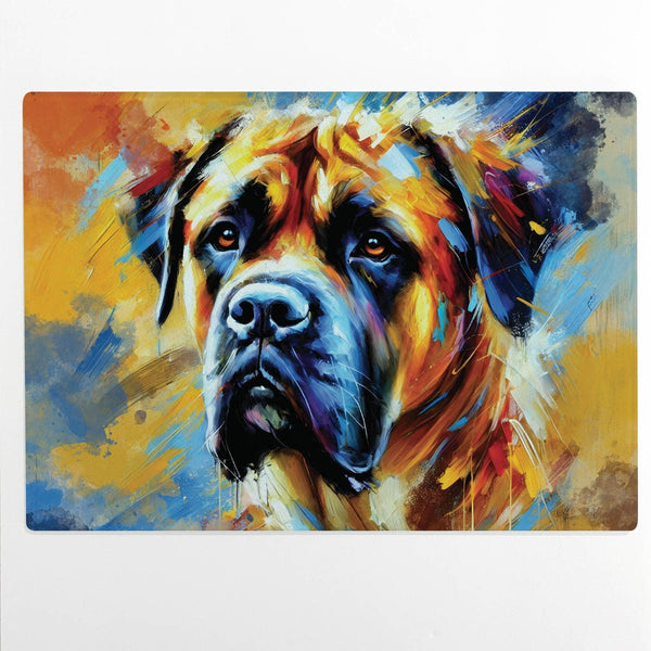 Bull Mastiff Glass Cutting Board BMC