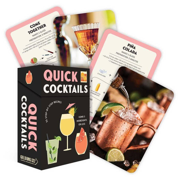 Quick Cocktails Card Deck QCD