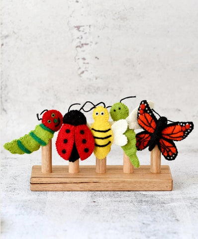 Felt Finger Puppets -  Insects & Bugs FBB 💜