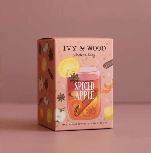 Candle - Ivy & Wood - Spiced Apple ❤️