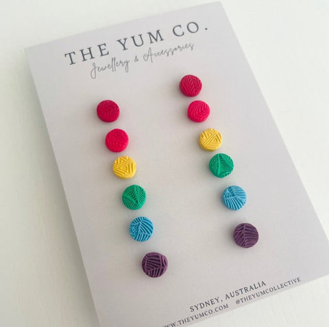 Earrings - The Yum Co. Mini Set YMR .