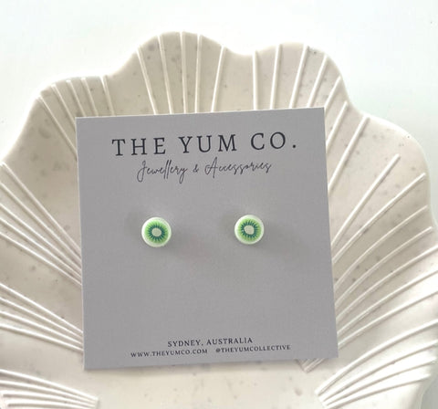 Earrings - The Yum Co. Kiwifruit YCK .
