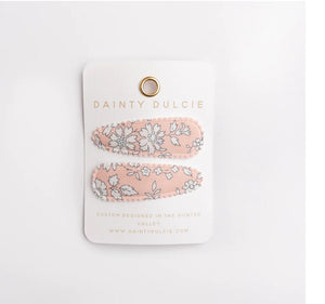 Dainty Dulcie Hair Clip Lavinia Coral - Liberty London DCLL