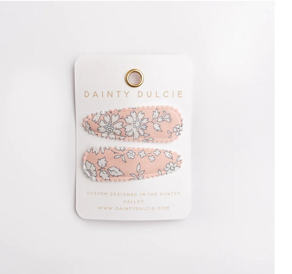 Dainty Dulcie Hair Clip Lavinia Coral - Liberty London DCLL