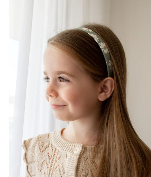 Dainty Dulcie Alice Headband 'Agatha Khaki' DDAK