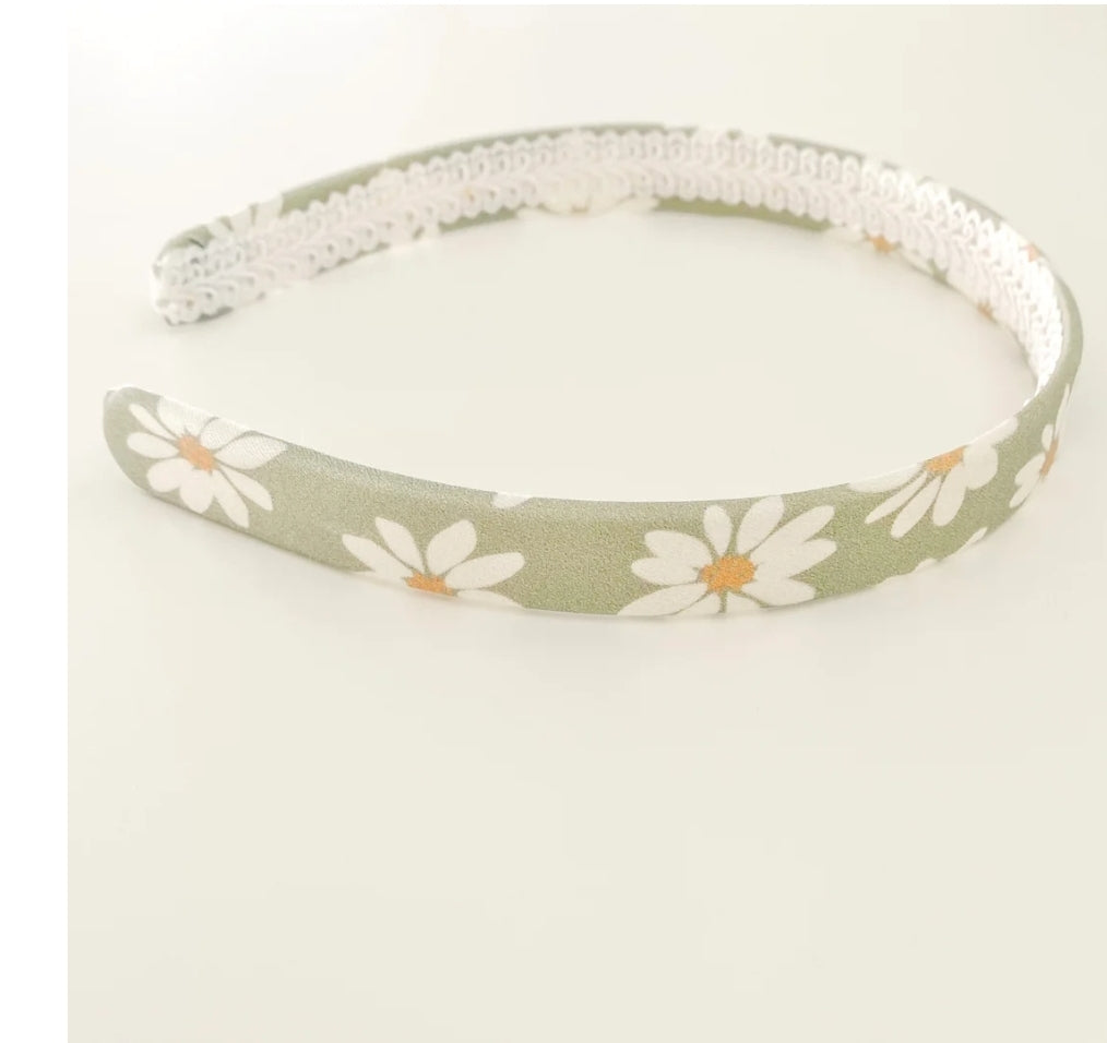 Dainty Dulcie Alice Headband 'Agatha Khaki' DDAK