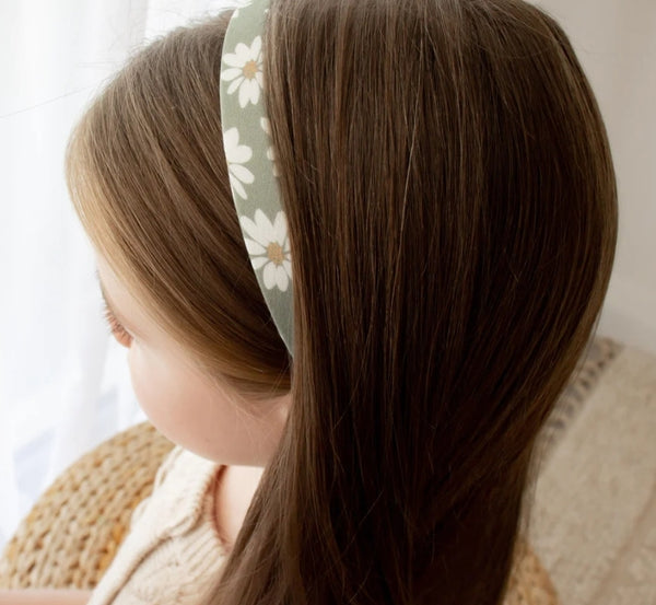 Dainty Dulcie Alice Headband 'Agatha Khaki' DDAK