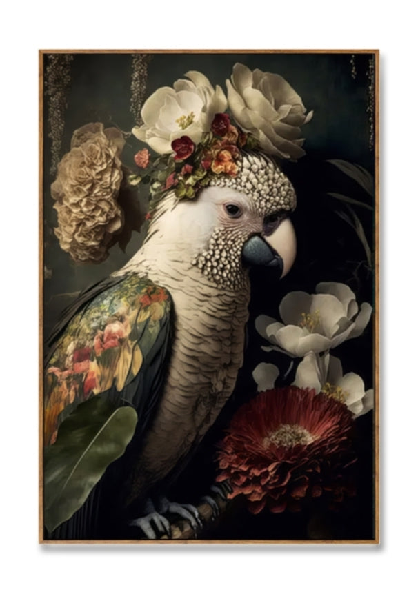 PRE ORDER AVAILABLE Art - Antique Parrot Framed Art