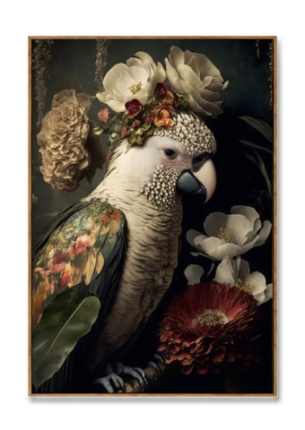 Art - Antique Parrot Framed Art