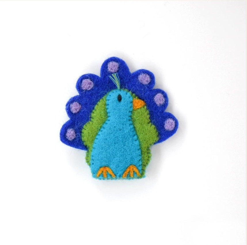 Finger Puppet - Peacock