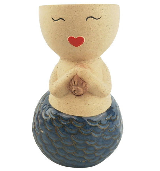 Planter - Mermaid Blue