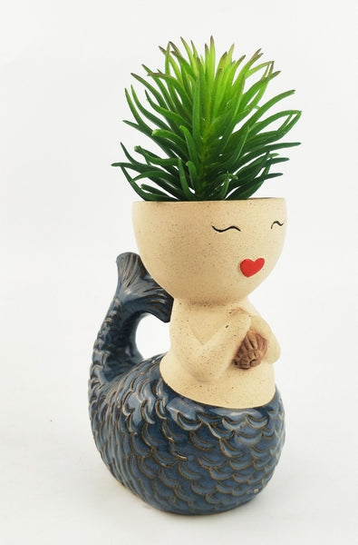 Planter - Mermaid Blue