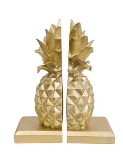 REDUCED WAS $50 Bookends - Pineapple Gold BPG