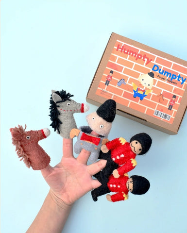 Felt Finger Puppets - Humpty Dumpty FHD