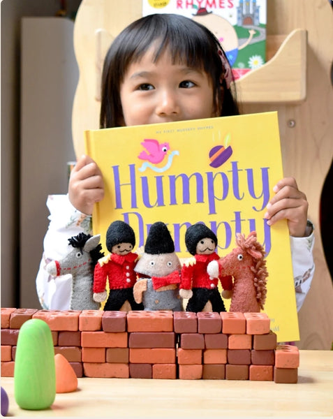 Felt Finger Puppets - Humpty Dumpty FHD