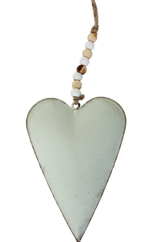 Decoration - metal heart Mint MHM