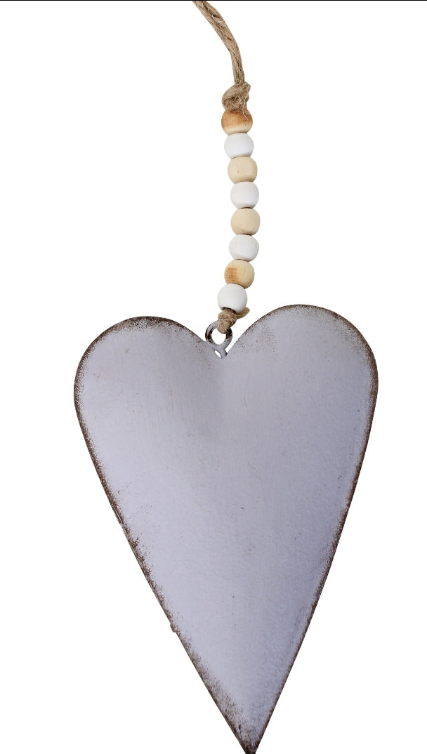 Decoration - metal heart Lilac MHL