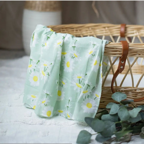 Muslin Wrap - Daisy Muslin Swaddle 2025 MWD