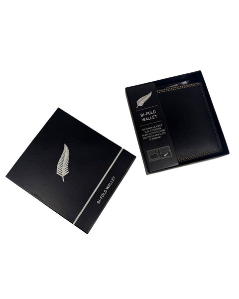 Greenwood Leather “Auckland” Men’s Bifold RFID Wallet – Genuine Leather Slim Wallet with Gift Box GWA