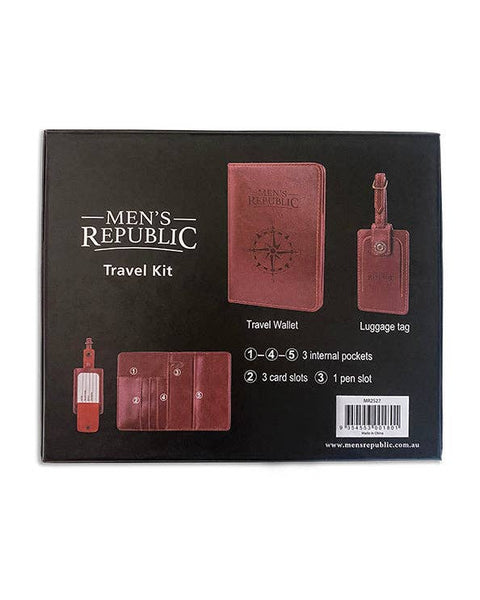 Men's Republic Travel Wallet & Luggage Tag Set TWS