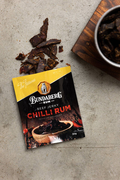 Bundaberg Rum 'Chilli Rum' Beef Jerky 30g BRJC