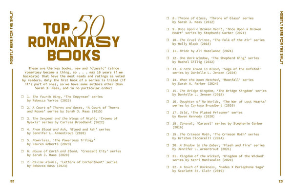 A Reading Journal: Mostly Here for the Smut