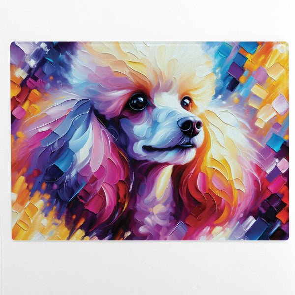 Poodle Glass Cutting Board