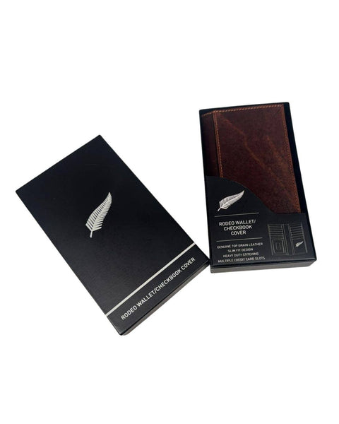 Greenwood Leather “Monroe” Ladies’ Long Leather Wallet – Rodeo Style Checkbook Wallet with RFID Protection GLM