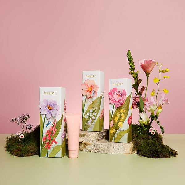 Hand Balm Gift Box - 50ml - Pink Flower -  White Florals & French Pear
