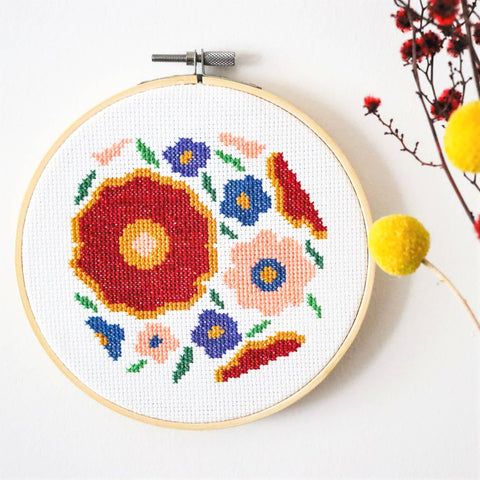 Cross Stitch - Flower Fall Cross Stitch Kit CSF