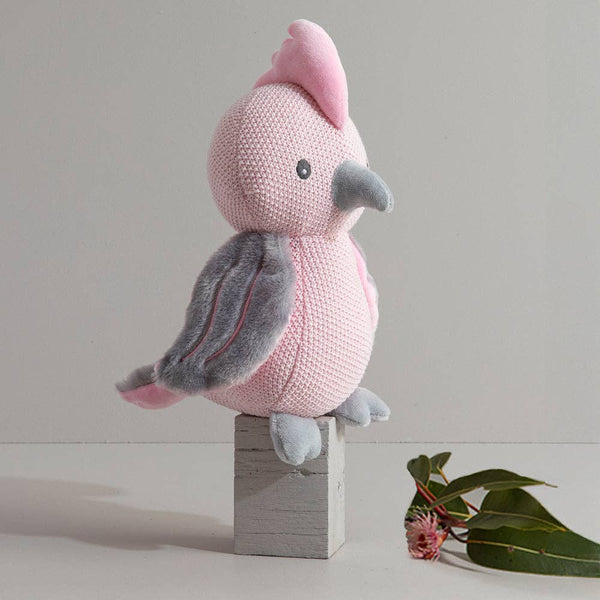 Knitted Toy - Gary the Galah TGG 💚