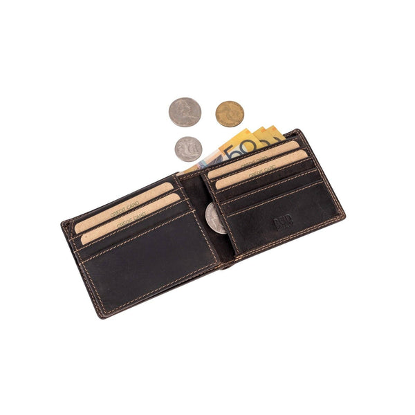 Samson RFID Leather Wallet – Brown GSB