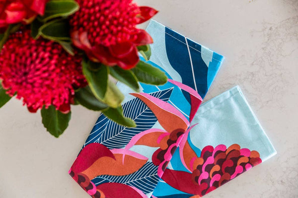Tea Towel - Waratah TTW .