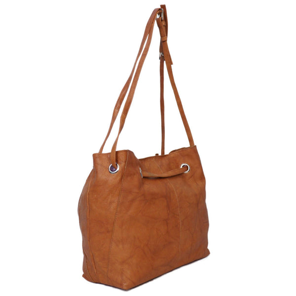 Cenzoni Leather Large Women's Shoulder Bag CLPB