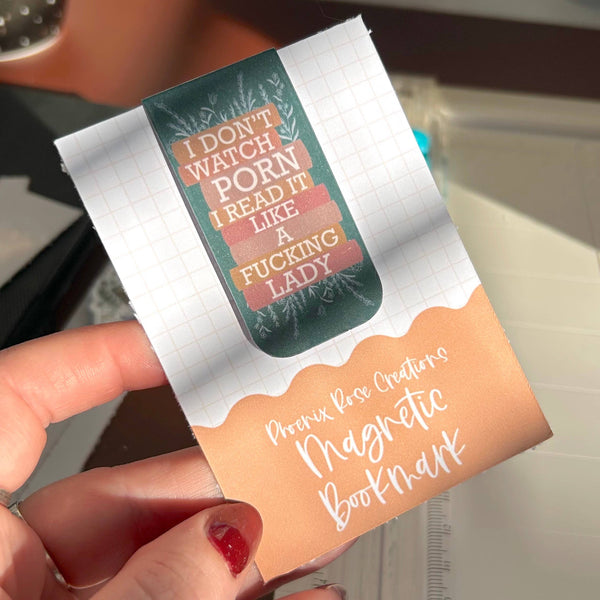 'I Don't Watch Porn' Magnetic Bookmark PBM
