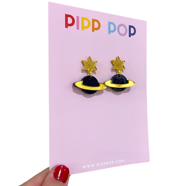 Planet Dangle Earrings PDE