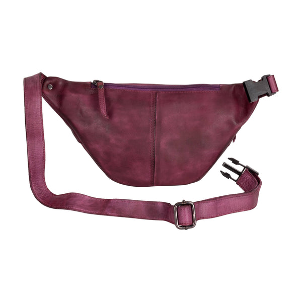 Womens Leather Bum Bag - Lina GWLB