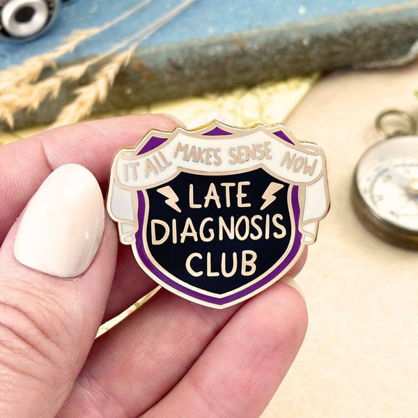 Late Diagnosis Club Lapel Pin 💚