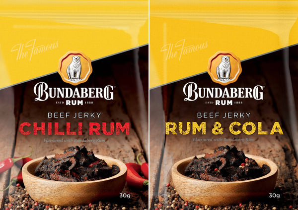 Bundaberg Rum 'Rum & Cola' Beef Jerky 30g BRJ