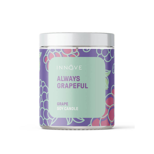 Candle - Always Grapeful Soy Candle - Grape Fragrance CGC