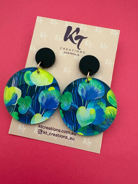 Summer nights Acrylic dangles  KTSN 💚